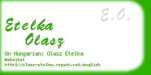 etelka olasz business card